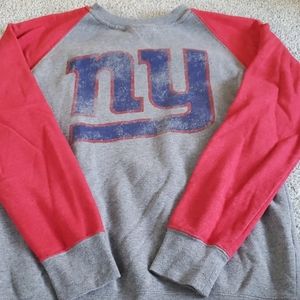 NY Giants distressed sweater Size medium